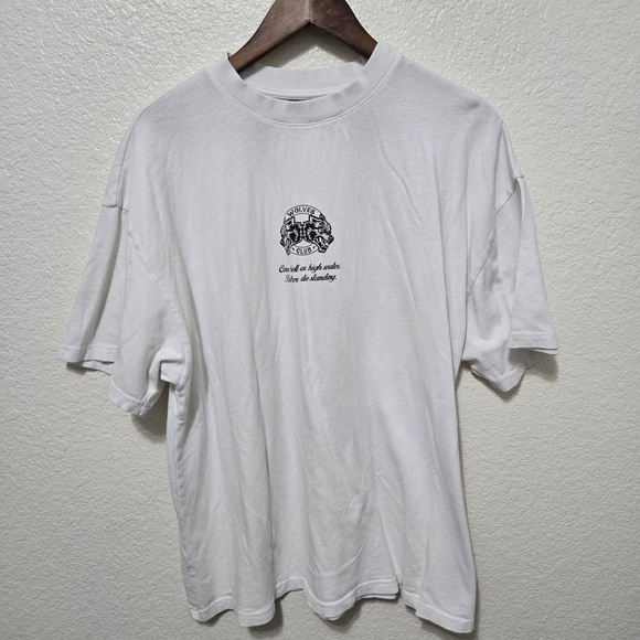 Darc Sport Till the End  Premium white oversized tee shirt short sleeve - Picture 2 of 7